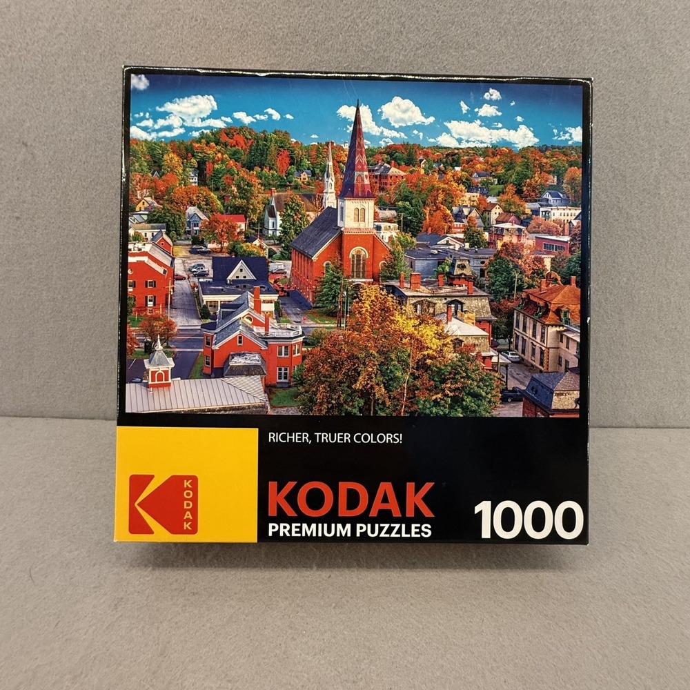 Kodak Premium‎ Puzzle Montpelier Vermont 1000 Pieces 27"x20" SEALED NEW